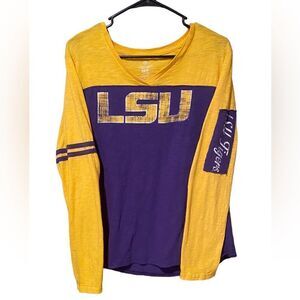 LSU Colosseum Long Sleeve LSU tiger Shirt Size XXL